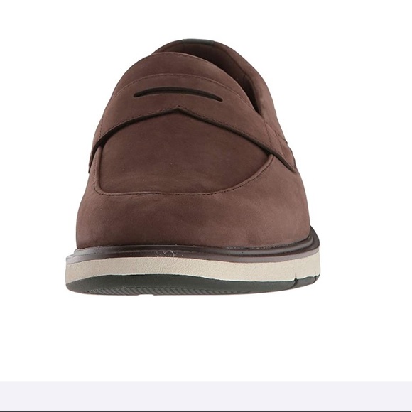 SWIMS Motion Penny Loafers - Brown/Olive - Picture 2 of 6